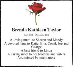 Brenda Kathleen Taylor