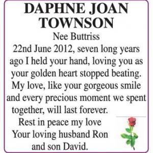 DAPHNE JOAN TOWNSON