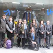 Students from Marshland High School near Wisbech took part in Cambridge Standing Tall, the latest art project from the care leavers charity Break.