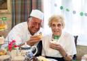 Chef Wayne Woolman has been helping residents at Swan House Care Home to practice and perfect their bakes planned for the event.