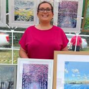 Fenland artist Amber Howie is exhibiting her original paintings and framed giclée art prints at March Community Centre until September 12.
