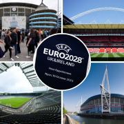 Wembley Stadium, Principality Stadium and St James' Park will be among the venues to host Euro 2028 matches.