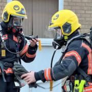 Arsonists are believed to have started a fire in a building that was under construction in March High Street on April 15.