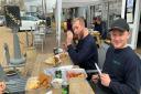 The wonderful Jezue cafe and restaurant on the Bambers site at in Lynn Road, Wisbech, has been able to feed happy customers like these outdoors. But from May 17 customers can once again venture inside - and enjoy.