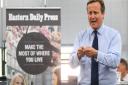 Prime Minister David Cameron at Archant newsroom ahead of the EU referendum. Picture: ANTONY KELLY