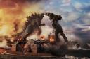 Godzilla battles Kong in Warner Bros. Pictures’ and Legendary Pictures’ action adventure Godzilla vs Kong.
