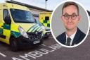 Tom Abell (inset) will look to improve the East of England Ambulance service after he was appointed its chief executive.