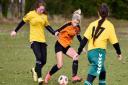 Action from Leverington Sports Under 17 Girls vs March Town Under 17 Girls.