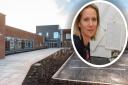 Jane Horn (inset), headteacher at Cromwell Community College, has hailed the work done by Morgan Sindall Construction which has completed a £14.6m development project at the school.