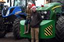 A record number of tractors turned out for Fenland Farmers' Christmas convoy.
