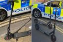 Police have been cracking down on the use of illegal e-scooters in Wisbech.