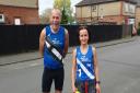 Andy Cole and Toni Alcaraz of March Athletics Club during the club's May challenge.