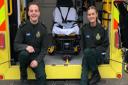 East of England Ambulance staff members Ben Hawkins and Chloe Spencer will take on a 100mph zipline to raise money for The Ambulance Staff Charity (TASC)