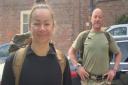 Members of Three Counties Running Club donned their walking boots and weighted rucksacks for charity, while other runners have completed or are completing other challenges. Picture: SARAH-JANE MACDONALD