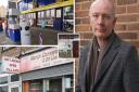 PCC candidate Darryl Preston (right) has responded to reports of attacks on two March businesses. Picture: Harry Rutter