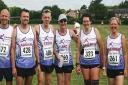 Fenland Running Club members at the Abbey 10k event. Picture: TIM CHAPMAN/TOM RICHARDS