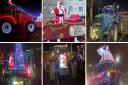 The Fenland Farmers held a festive tractor run on Saturday night.