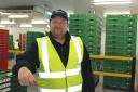 Richard Hall, operations director, Suncrop in the packing area.