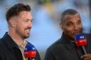 Luke Chambers, left, and Clinton Morrison were part of the Sky Sports broadcast of Ipswich Town's 2-1 win at Coventry last night