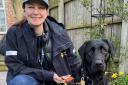 Guide Dogs mobility specialist Beverly Brocklehurst and trainee guide dog May