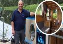 Danny Hardiman, who runs Brandon Creek Boat Hire, refurbished a 35ft narrowboat which visitors can come along and hire.