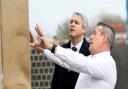 MP Steve Barclay was shown round the Wisbech Road, factory by general manager Patrick Sexton.