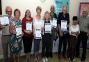 Winners and prize giving for March Garden competition
