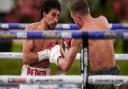 Jordan Gill v Reece Bellotti (pic Mark Robinson/Matchroom Boxing)