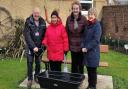 Members of Benwick Street Pride in Bloom were gifted a litter picking trolley to mark the group's 10-year anniversary.