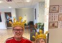 Trevor Daisley and Winifred Redhead, who were crowned King and Queen for the day.