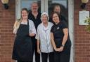 The kitchen team at Aria Court Care Home in March