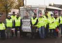 Chatteris Christmas Lights volunteers in action