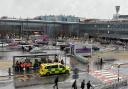 An emergency vehicle outside Heathrow Terminal 3 on December 7 (PA Archive / Andrew Matthews).