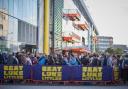 Thousands of amateur darts players arrived at the Queen Elizabeth Olympic Park for the chance to ‘Beat Luke Littler’ (Tom Dymond/Netflix handout)