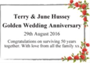Terry & June Hussey