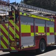 Firefighters had to deal with two combine harvesters that caught fire in under 12 hours of each other.