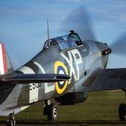 The world’s only two-seater Hawker Hurricane, which will be taking part in the Battle of Britain Air Show’s final flypast display.