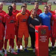 Cllr Susan Wallwork, mayor of Wisbech, visited Wisbech Town FC as the Fenmen thrashed Ely City 5-1 in the FA Cup.