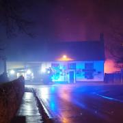 A fire broke out at The Griffin pub in Isleham this morning (Friday February 18).