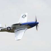 P-51 Mustang 'Miss Helen' in the air at the August 19 IWM Duxford Showcase Day. Picture: Gerry Weatherhead