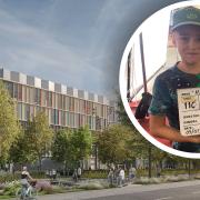 Cambridge Children's Hospital and Max Rowlandson, who fundraised for the unit in November