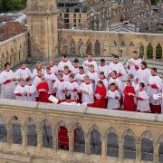 Every year on Ascension Day the Choir of St John's College, Cambridge, ascends the 163ft Chapel Tower and sings the Ascension Day carol. This custom dates from 1902.