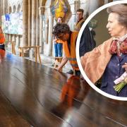 Princess Anne is visiting Ely on May 17 to unveil this table that has been made from a 5,000-year-old fossilised black oak tree.