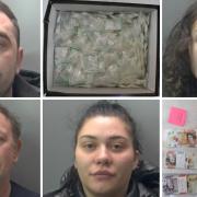 Cambridgeshire Police busted open a Peterborough drugs ring when their runner was pulled over on the A47 for 