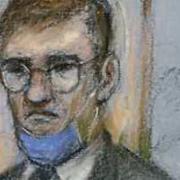 Court sketch of James Watson, 40, standing trial at the Old Bailey for the murder of six-year-old Rikki Neave