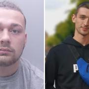 Bradley Plavecz (L) has been sentenced to life in prison, with a minimum term of 22 years for the murder of Daniel Szalasny (R) in Peterborough last year.