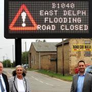 From left: Cllr Chris Boden, Fenland District Council leader; Cllr Dee Laws, Whittlesey town and district councillor;; Domenico Cirillo, lead market towns programme officer for the Cambridgeshire and Peterborough Combined Authority, and Phil Hughes,