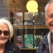 English actor Dame Sheila Hancock DBE and TV’s Gyles Brandreth visited Topping & Company Booksellers of Ely on Wednesday, May 26.