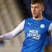 Harrison Burrows came on as a substitute and scored for Peterborough United in their 2-1 Championship win over Derby County.