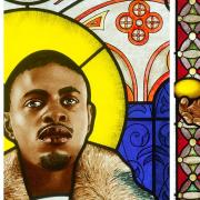 See this extraordinary stained glass art work by Kehinde Wiley at Ely Stained Glass Museum.